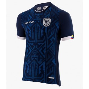 Maillot de foot Equateur Extérieur Monde 2022 Manches Courte